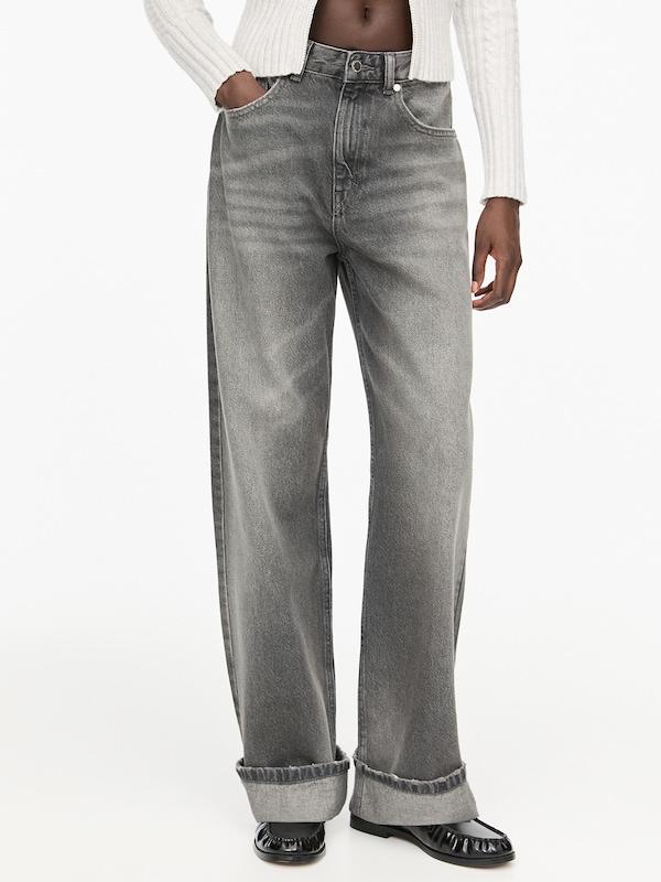 Pull&Bear Regular Jeans In Grigio Denim
