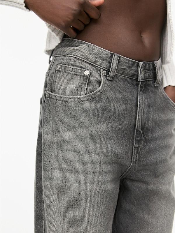 Pull&Bear Regular Jeans In Grigio Denim