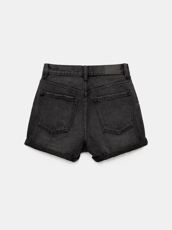 Pull&Bear Regular Jeans In Nero Denim