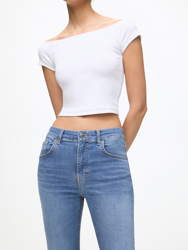 Pull&Bear Slimfit Jeans In Blu Denim