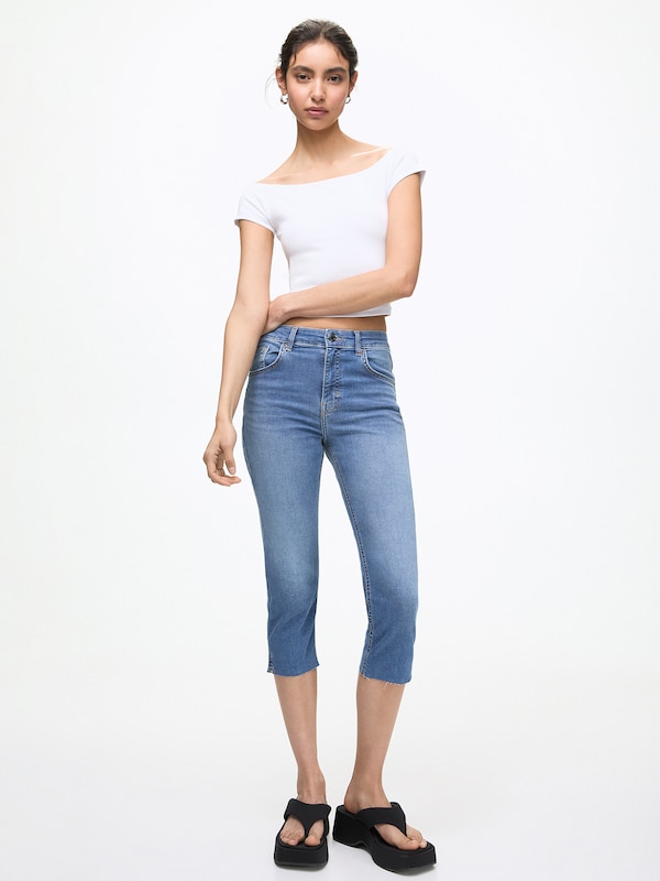 Pull&Bear Slimfit Jeans In Blu Denim