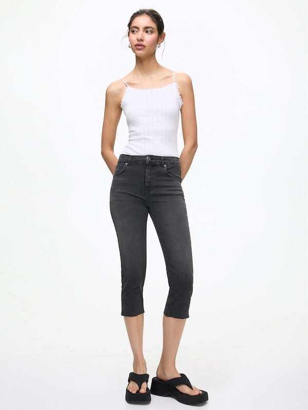 Pull&Bear Slimfit Jeans In Nero Denim