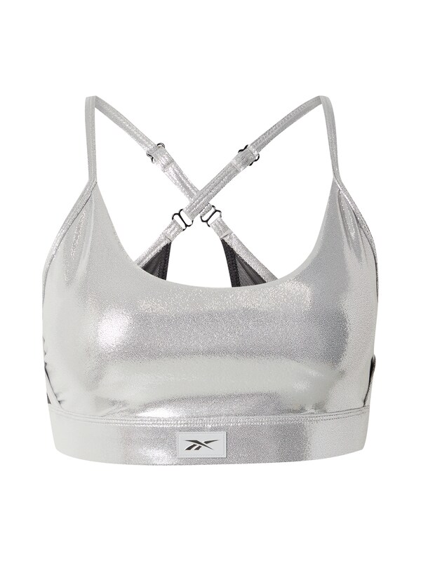 Reebok Bustino Reggiseno sportivo 'LUX' in Argento