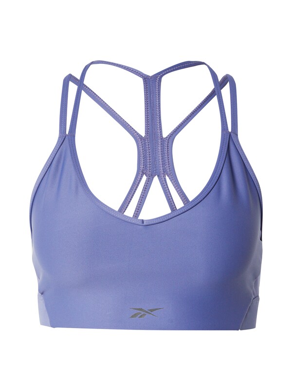 Reebok Bustino Reggiseno sportivo 'Lux' in Blu Violetto