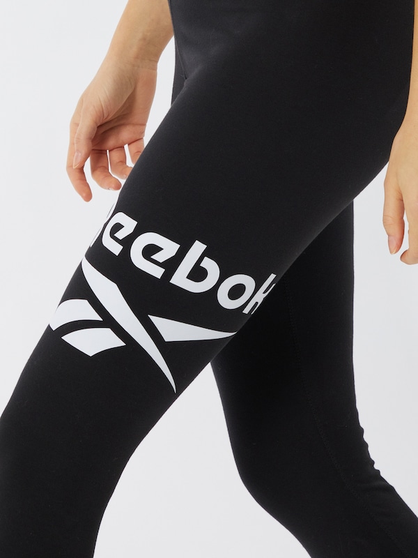 Reebok Skinny Pantaloni Sportivi 'Identity Classic' In Nero