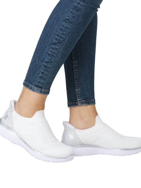 Rieker Sport Scarpa Slip-on In Bianco