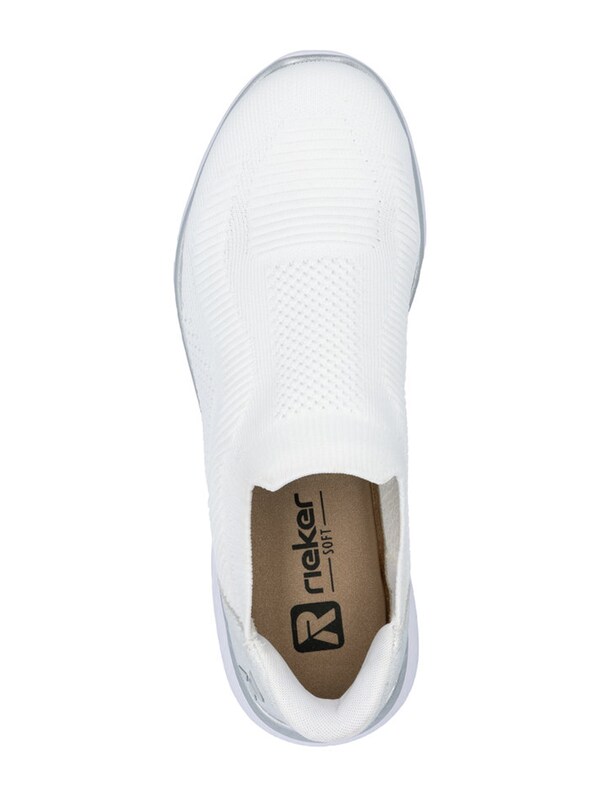 Rieker Sport Scarpa Slip-on In Bianco