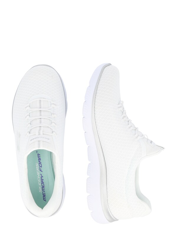 SKECHERS Scarpa Slip-on 'Summits' In Bianco
