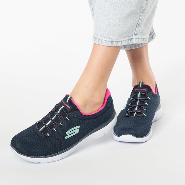 SKECHERS Scarpa Slip-on 'Summits' In Navy