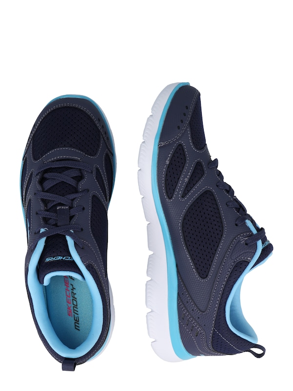 SKECHERS Sneaker Bassa 'Summits-Suited' In Navy Blu Chiaro