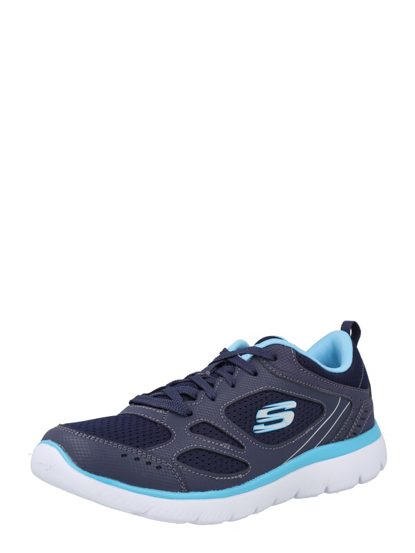 SKECHERS Sneaker bassa 'Summits-Suited' in Navy Blu Chiaro
