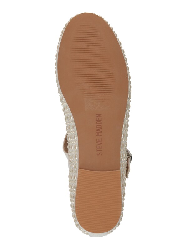 STEVE MADDEN Ballerina Con Cinturino 'Vinetta' In Bianco Naturale