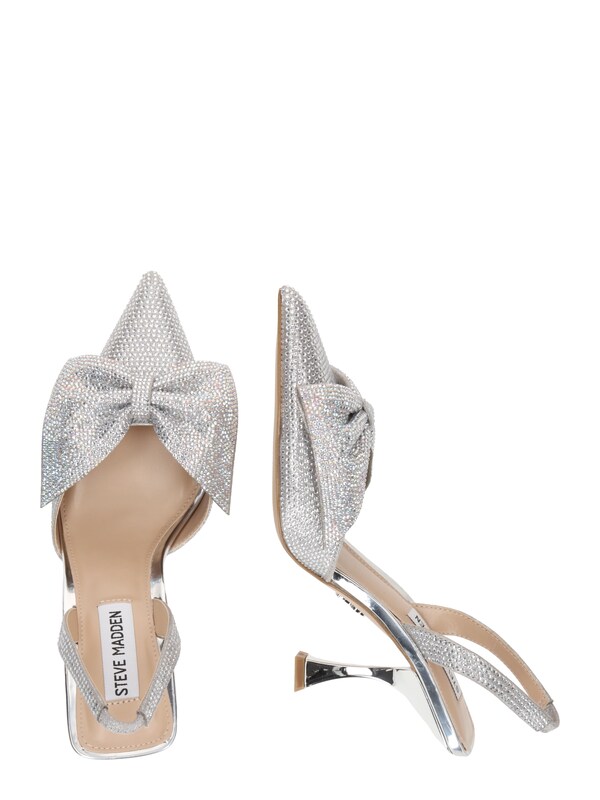 STEVE MADDEN Décolleté Sling 'Niteowl' In Argento