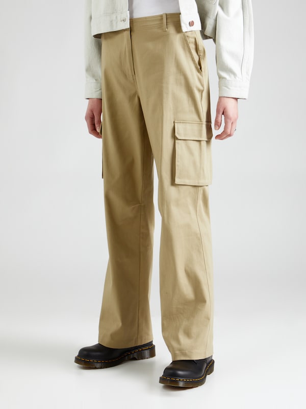 STUDIO SELECT Bootcut Pantaloni Cargo 'Felize' In Cachi