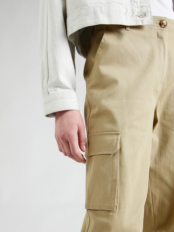 STUDIO SELECT Bootcut Pantaloni Cargo 'Felize' In Cachi