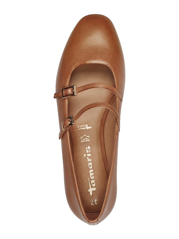 Tamaris Ballerina Con Cinturino In Cognac