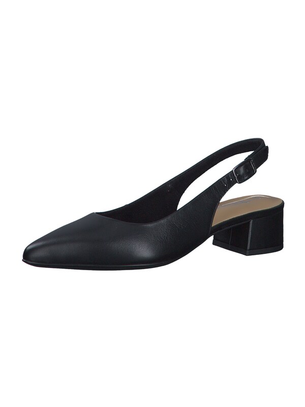 Tamaris Décolleté sling in Nero