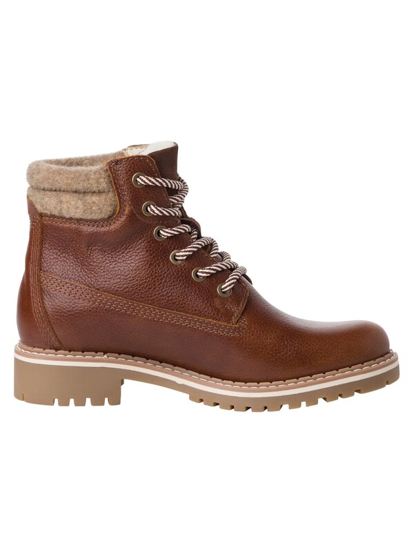 Tamaris Stivaletto Stringato In Marrone