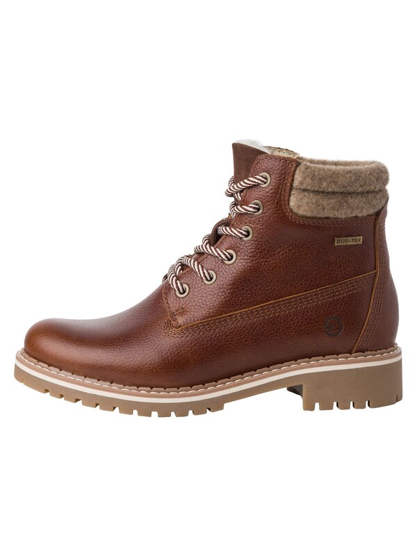 Tamaris Stivaletto Stringato In Marrone