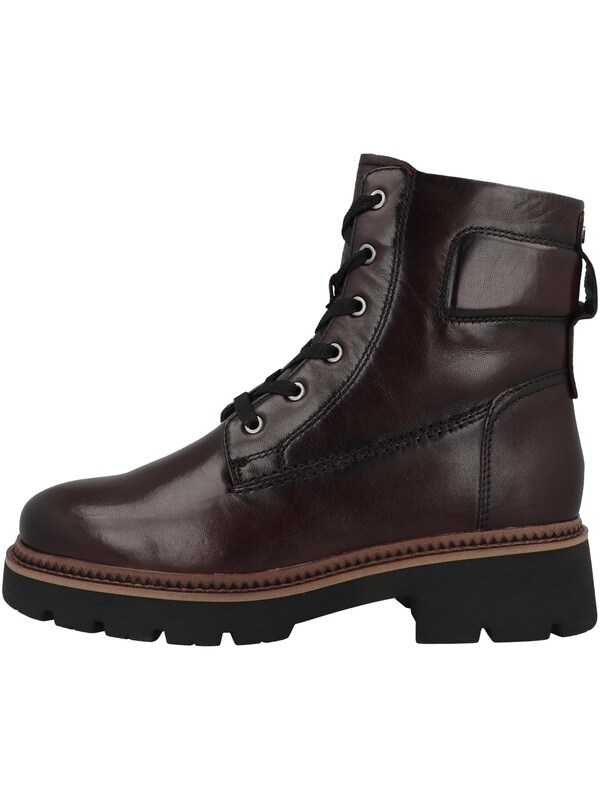 Tamaris Stivaletto Stringato In Marrone Scuro