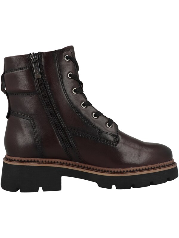 Tamaris Stivaletto Stringato In Marrone Scuro