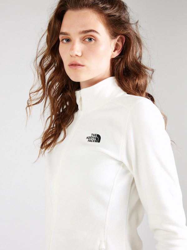 THE NORTH FACE Giacca Di Pile Funzionale '100 Glacier' In Bianco