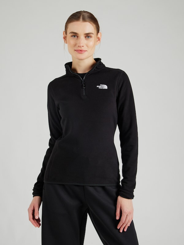 THE NORTH FACE Pullover Sportivo '100 GLACIER' In Nero