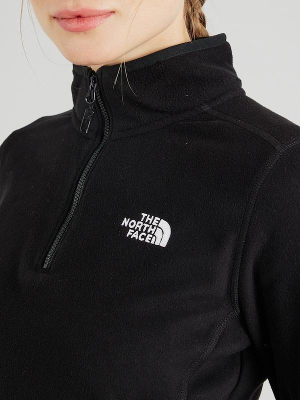 THE NORTH FACE Pullover Sportivo '100 GLACIER' In Nero