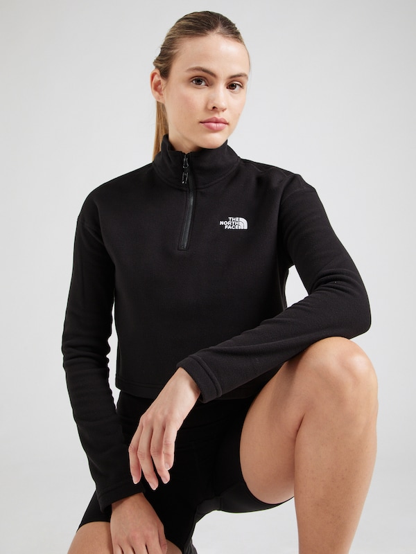 THE NORTH FACE Pullover Sportivo 'GLACIER' In Nero