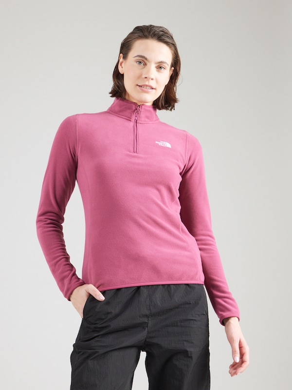 THE NORTH FACE Pullover Sportivo 'GLACIER' In Prugna