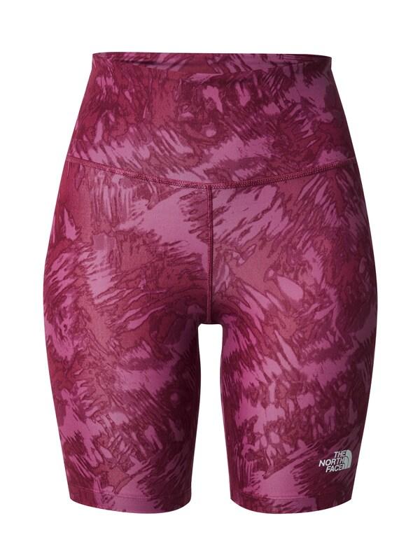 THE NORTH FACE Skinny Pantaloni per outdoor in Lilla Bacca