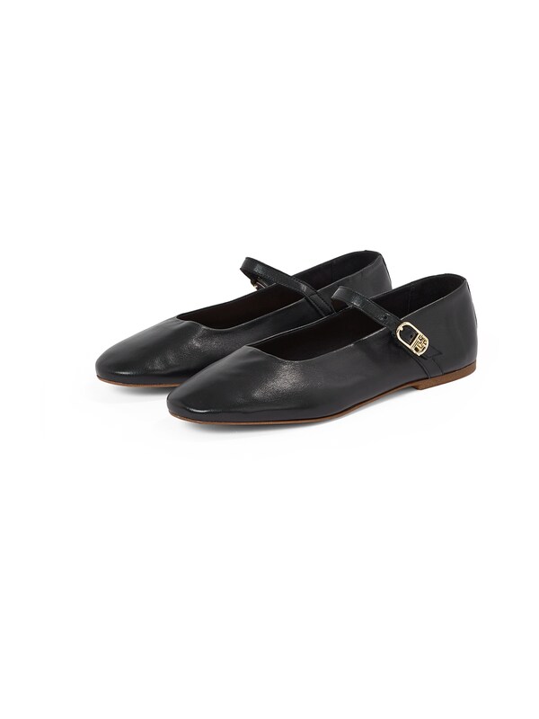 TOMMY HILFIGER Ballerina Con Cinturino In Nero
