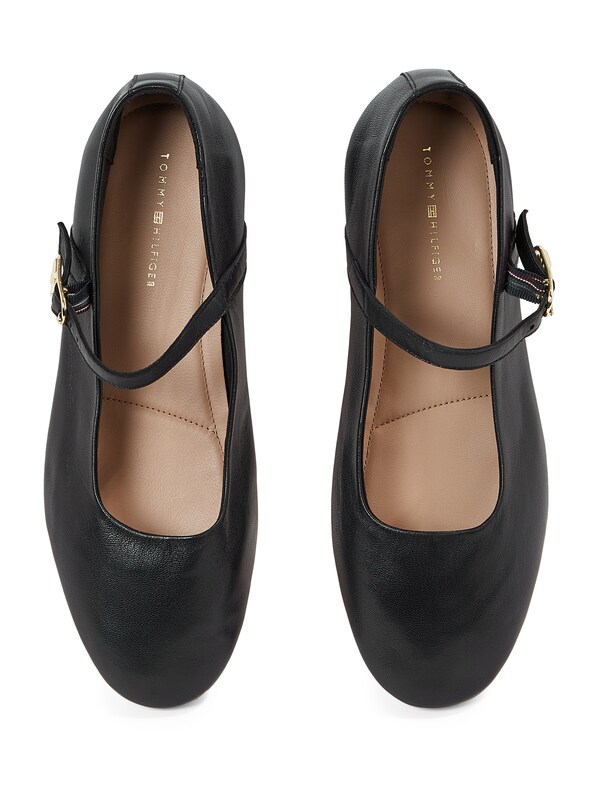 TOMMY HILFIGER Ballerina Con Cinturino In Nero