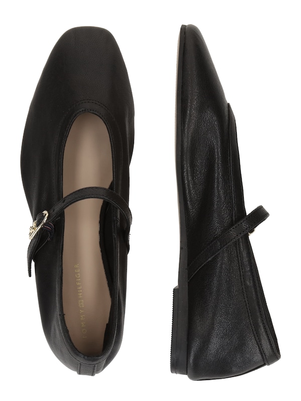 TOMMY HILFIGER Ballerina Con Cinturino In Nero