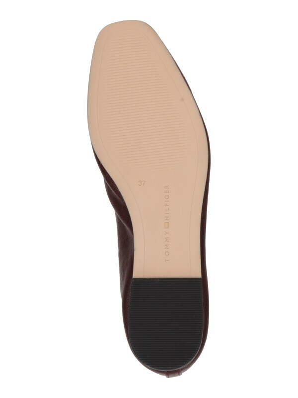 TOMMY HILFIGER Ballerina In Bordeaux