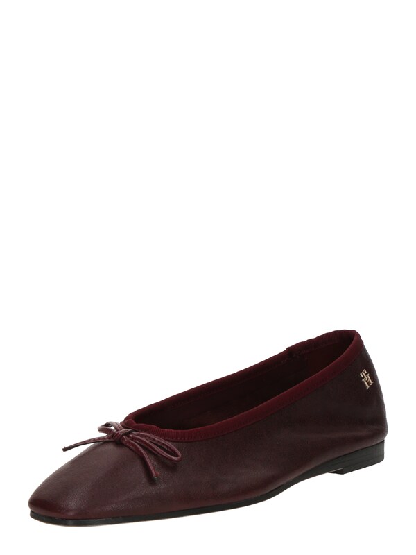 TOMMY HILFIGER Ballerina in Bordeaux