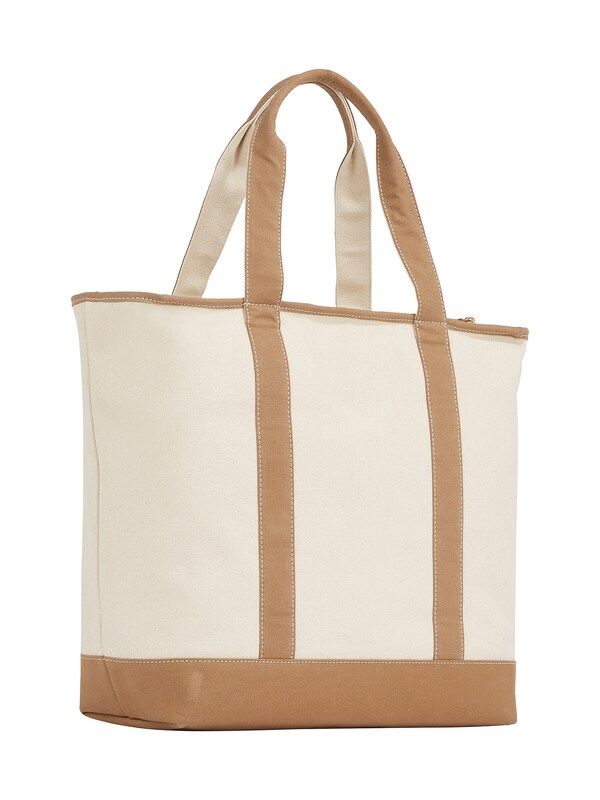 TOMMY HILFIGER Borsa Da Spiaggia In Beige Beige Scuro