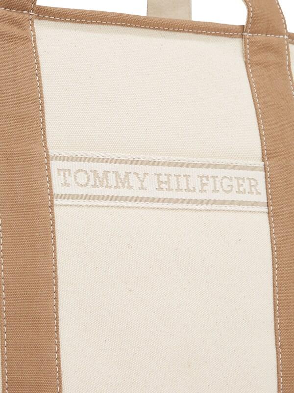 TOMMY HILFIGER Borsa Da Spiaggia In Beige Beige Scuro