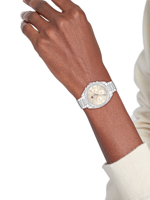 TOMMY HILFIGER Orologio Analogico 'MELLIE' In Argento