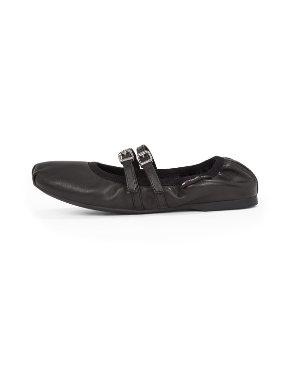 Tommy Jeans Ballerina con cinturino in Nero