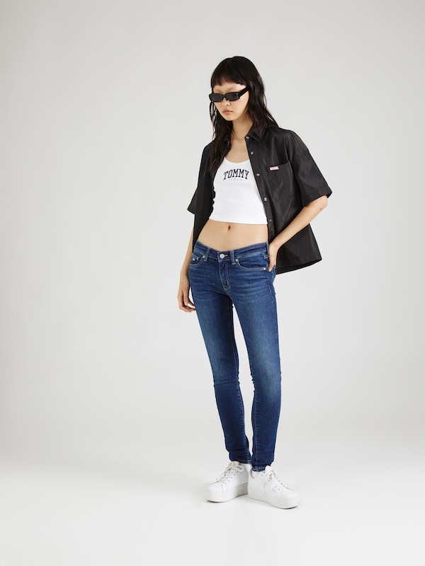 Tommy Jeans Skinny Jeans In Blu Denim