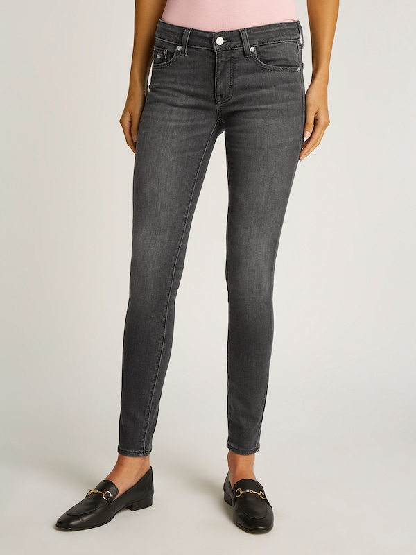 Tommy Jeans Skinny Jeans In Nero Denim