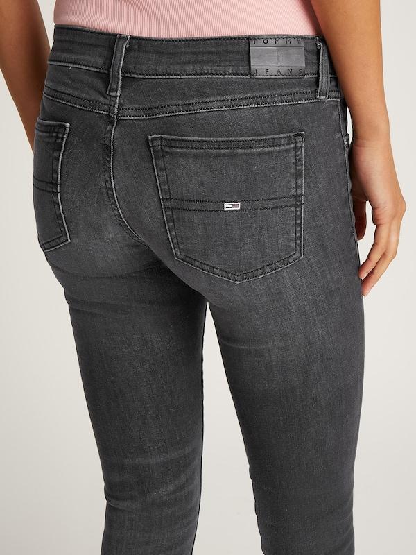 Tommy Jeans Skinny Jeans In Nero Denim
