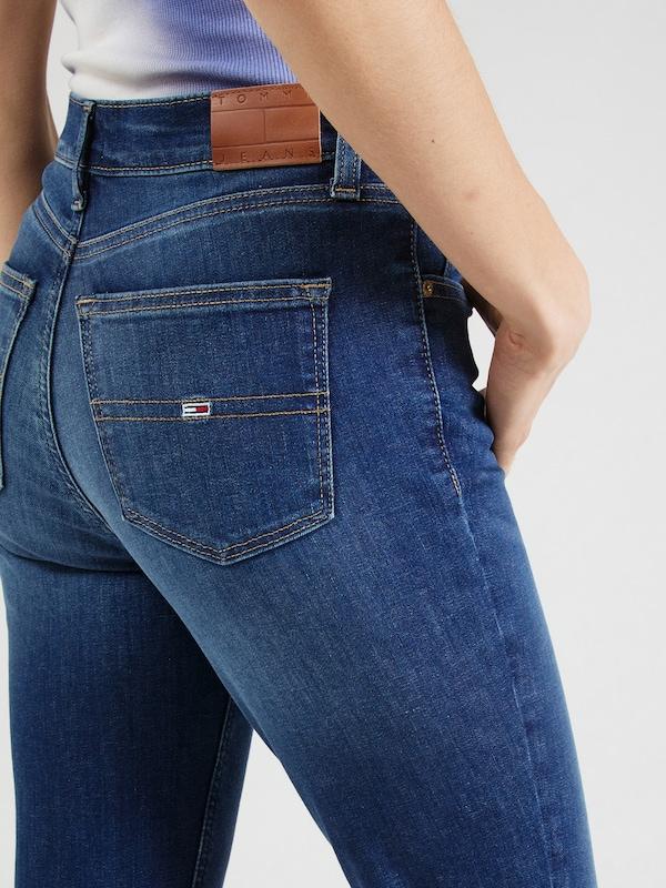 Tommy Jeans Skinny Jeans 'NORA' In Blu Denim