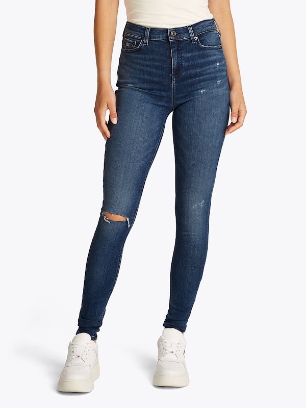 Tommy Jeans Skinny Jeans 'Nora' In Blu Denim