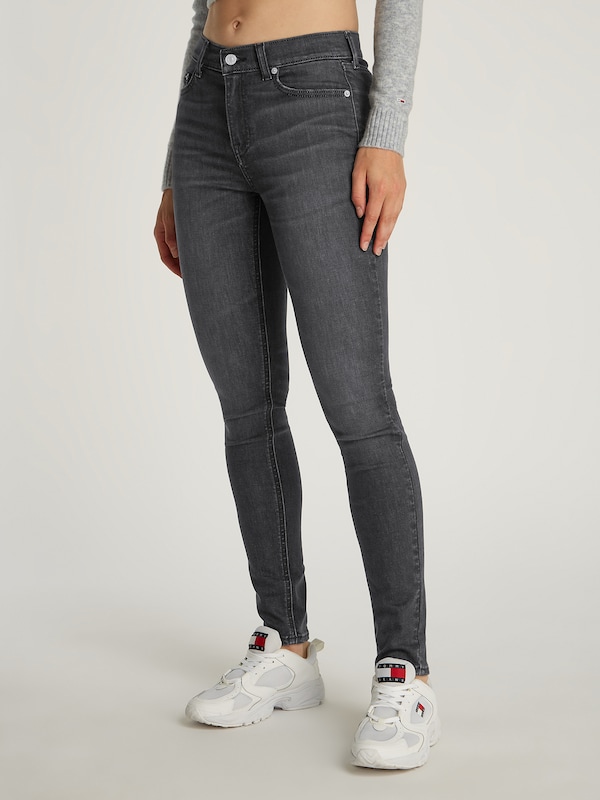 Tommy Jeans Skinny Jeans 'NORA' In Nero Denim