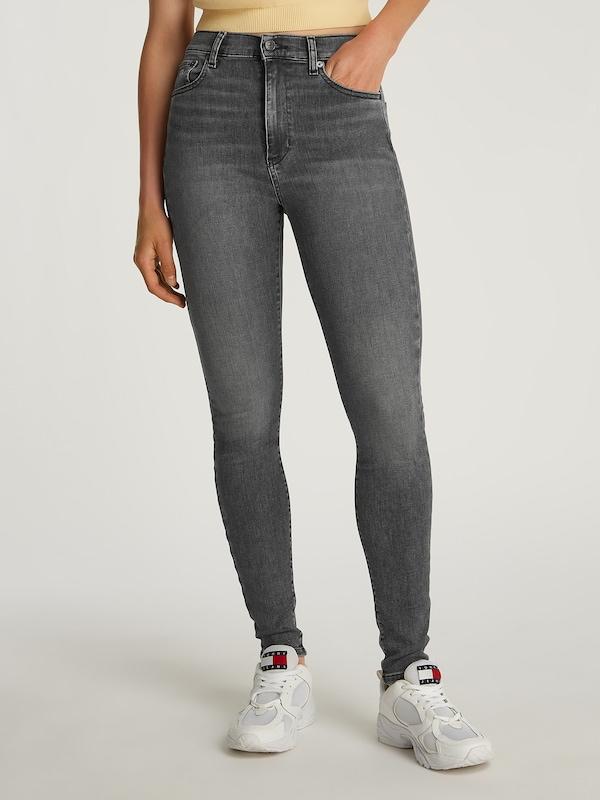 Tommy Jeans Skinny Jeans 'SYLVIA' In Grigio Denim