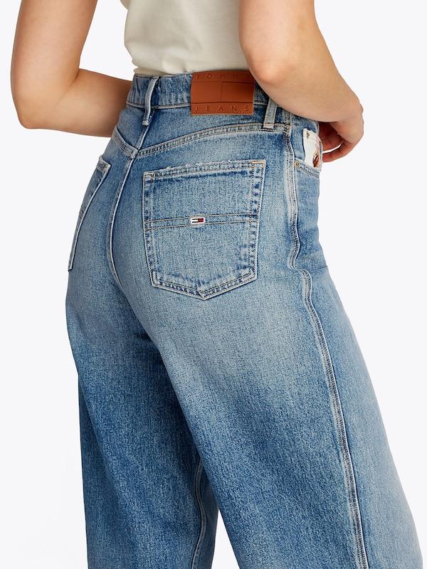 Tommy Jeans Wide Leg Jeans 'CLAIRE' In Blu Denim