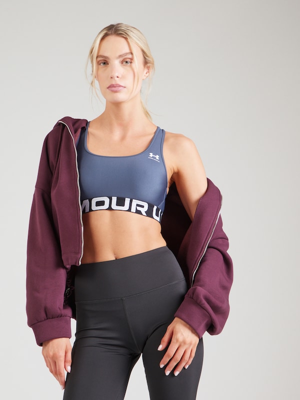 UNDER ARMOUR Bustino Reggiseno Sportivo 'Authentics' In Grigio