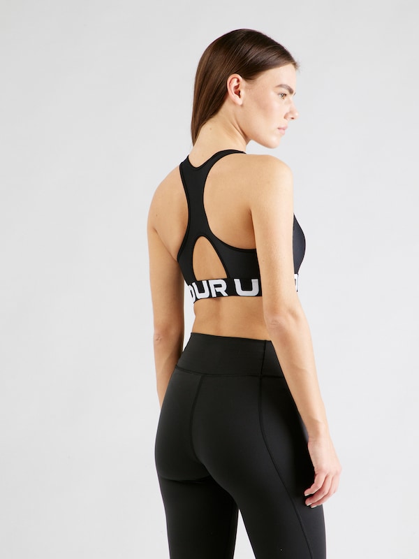 UNDER ARMOUR Bustino Reggiseno Sportivo 'Authentics' In Nero